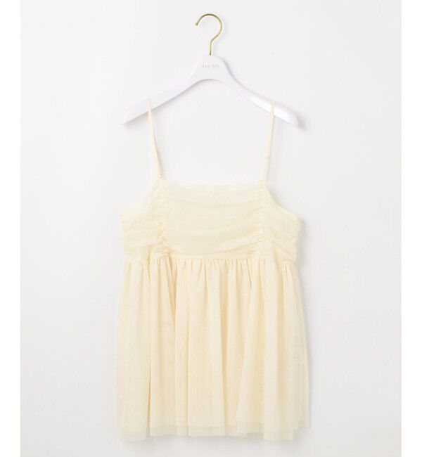 ANY SIS「【洗える】チュールレイヤード キャミソール」|キャミソール|