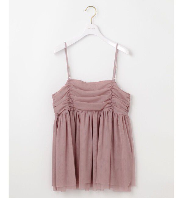 ANY SIS「【洗える】チュールレイヤード キャミソール」|キャミソール|