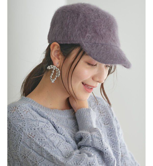 any SiS「フラッフィー キャップ」|キャップ・キャスケット|グレー