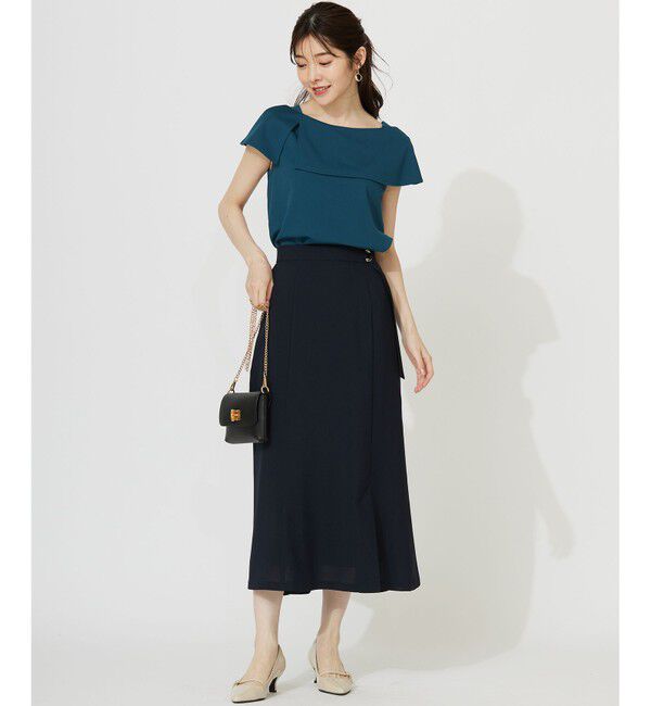 ANY SIS「ケープディテール カットソー」|Tシャツ・カットソー|