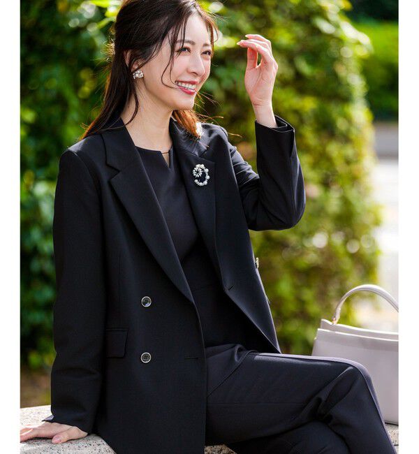 ANY SIS「セレモニーダブルクロス テーラードジャケット」|テーラードジャケット|