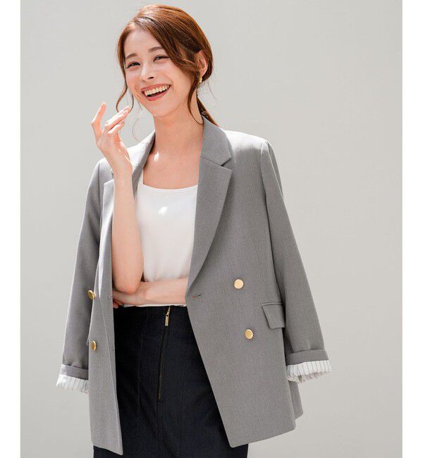 ANY SIS「褒めらレディストレッチ テーラード ジャケット」|テーラードジャケット|ｸﾞﾚｰｼｬ