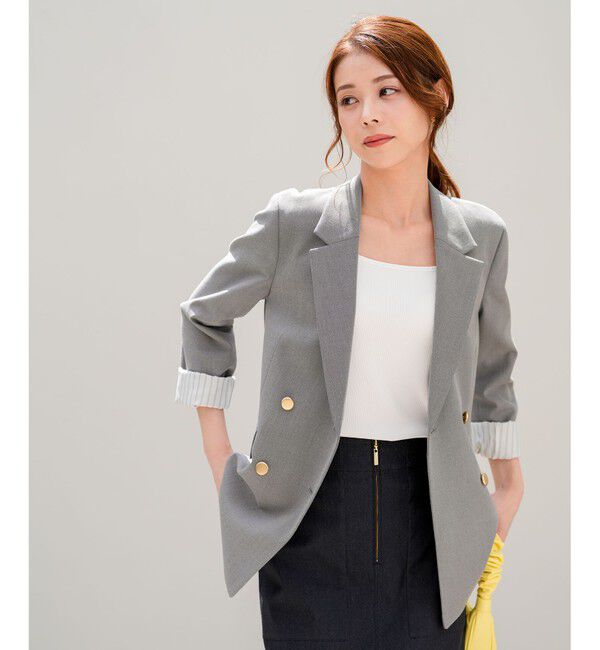 ANY SIS「褒めらレディストレッチ テーラード ジャケット」|テーラードジャケット|