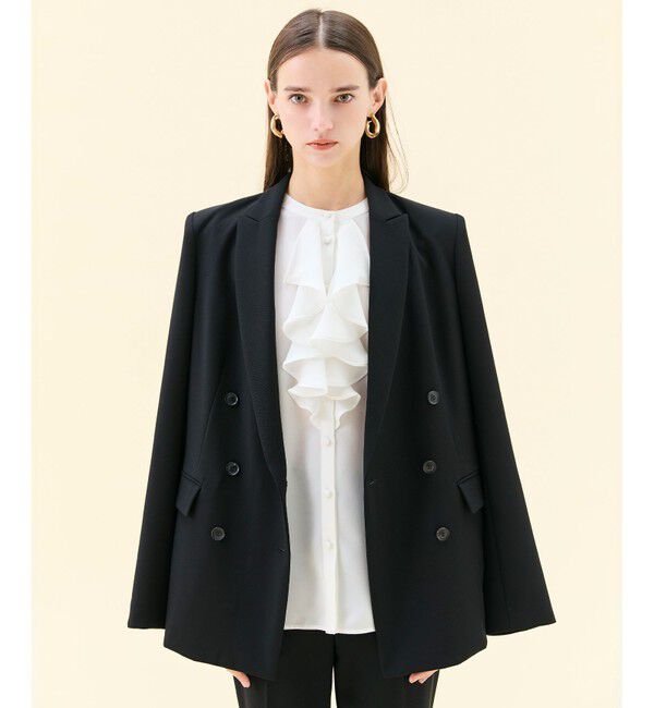 BEIGE,「【洗える】ALAINA / ダブルジャケット」|テーラードジャケット|