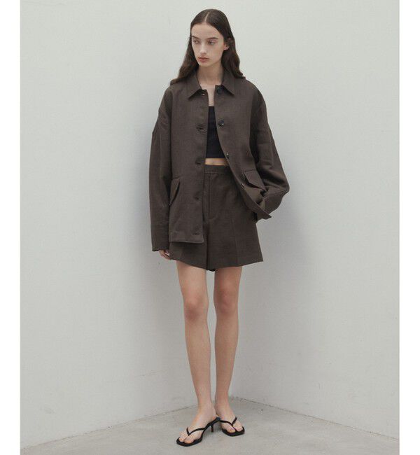 BEIGE,「【CLASSY. 4月号掲載】CRINUM / リネンショートパンツ」|その他|