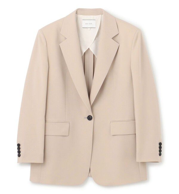 BEIGE,「【Oggi 6月号掲載】OREGANO / サマーウールテーラードジャケット」|テーラードジャケット|