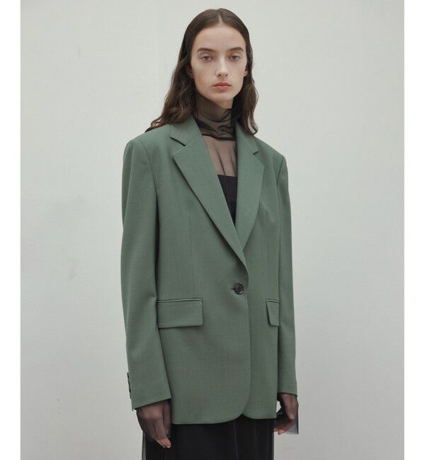 BEIGE,「【Oggi 6月号掲載】OREGANO / サマーウールテーラードジャケット」|テーラードジャケット|Olive