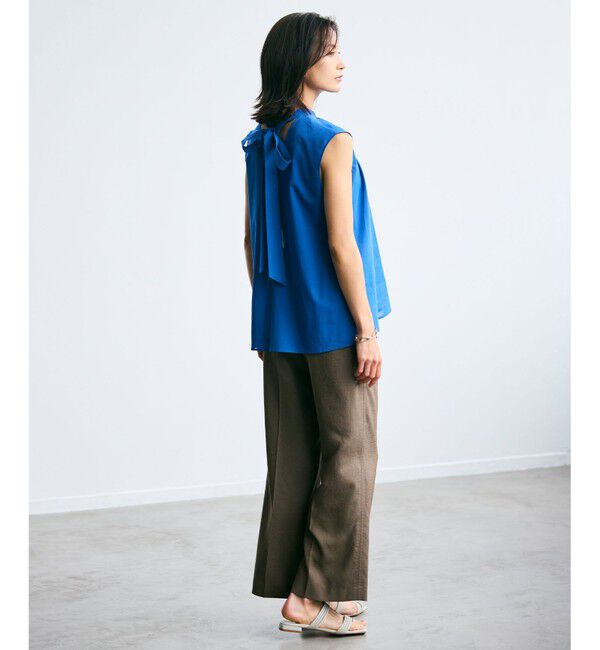 BEIGE,「CAROLE / リネンライクフルレングスワイドパンツ」|その他|