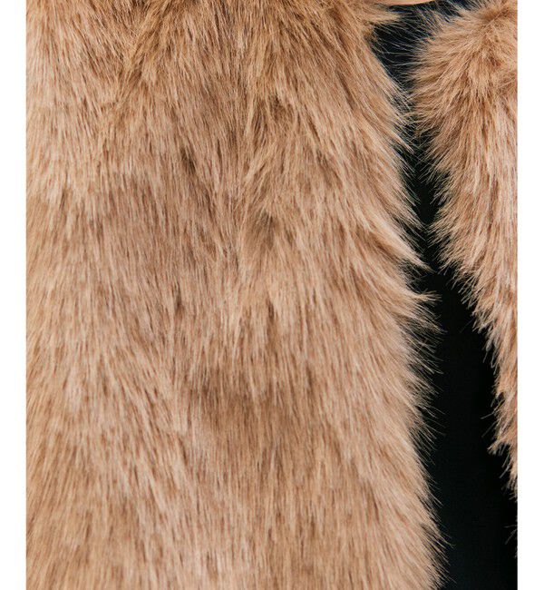 BEIGE,「【Precious 11月号掲載】ELSA / フェイクファージレ」|ベスト・ジレ|