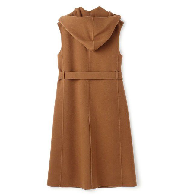 BEIGE,「【Oggi掲載】LEMOORE / ウールリバーフード付きロングジレ」|ベスト・ジレ|