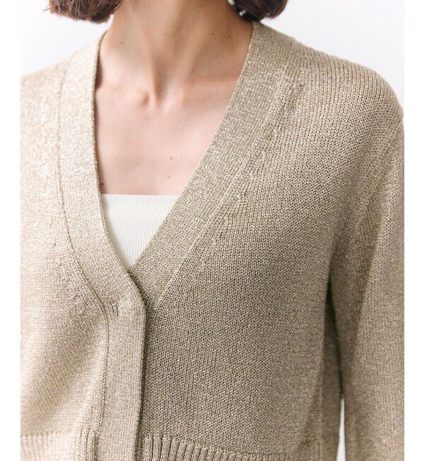 BEIGE,「【VERY掲載】SPESSARTINE / Vネッククロップドカーディガン」|ニット・セーター|