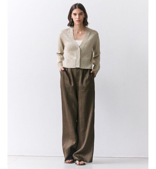 BEIGE,「【VERY掲載】SPESSARTINE / Vネッククロップドカーディガン」|ニット・セーター|