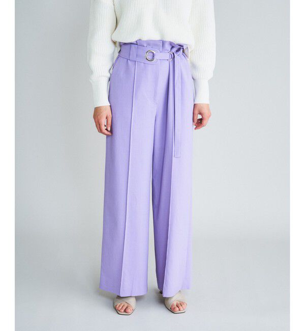  「リングベルトワイドパンツ」|その他|