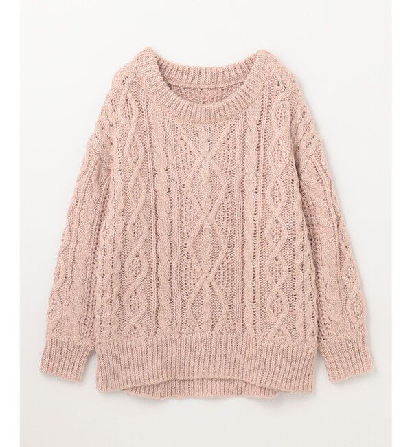 Grace Class「スパングルケーブルニット」|ニット・セーター|