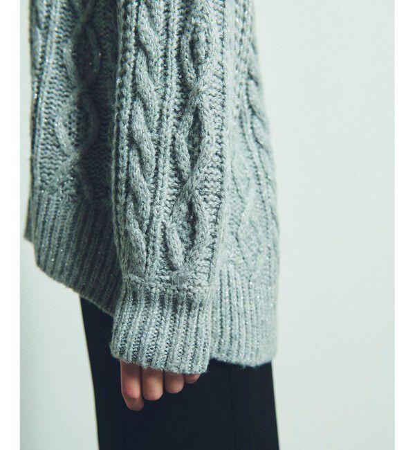 Grace Class「スパングルケーブルニット」|ニット・セーター|