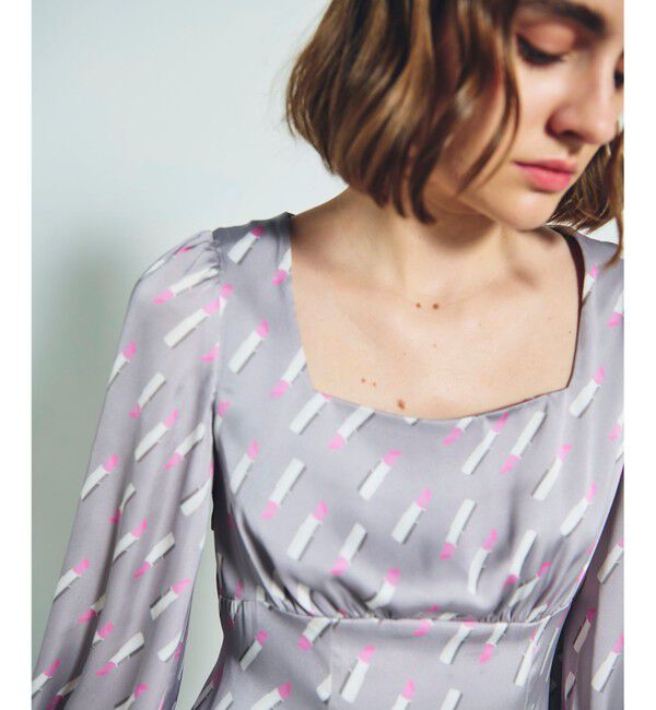 Grace Class「バックシャンリップドレス」|ワンピース|