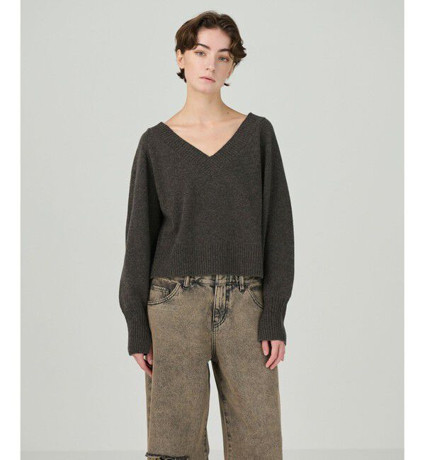 Diagram「Ｖネックラムニットトップ」|ニット・セーター|