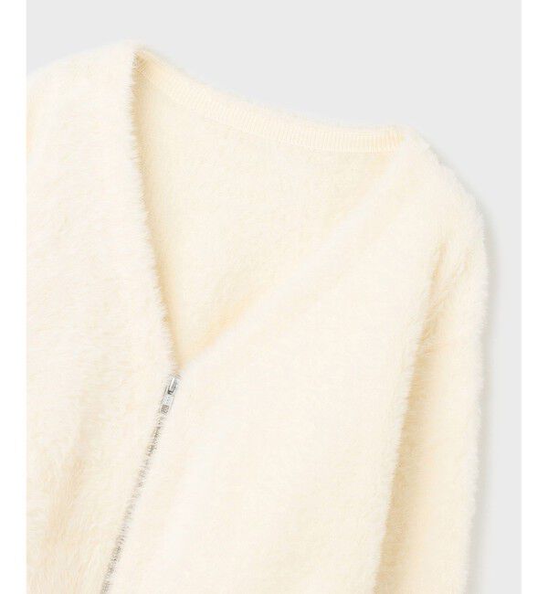 Diagram「フェザーzipニットカーディガン」|カーディガン|