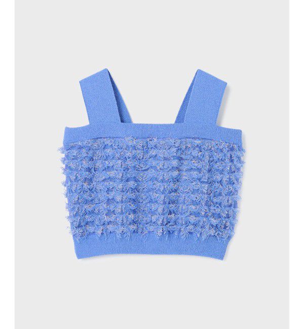  「フリンジニットベアトップ」|ニット・セーター|