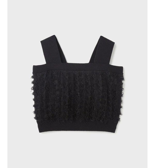  「フリンジニットベアトップ」|ニット・セーター|