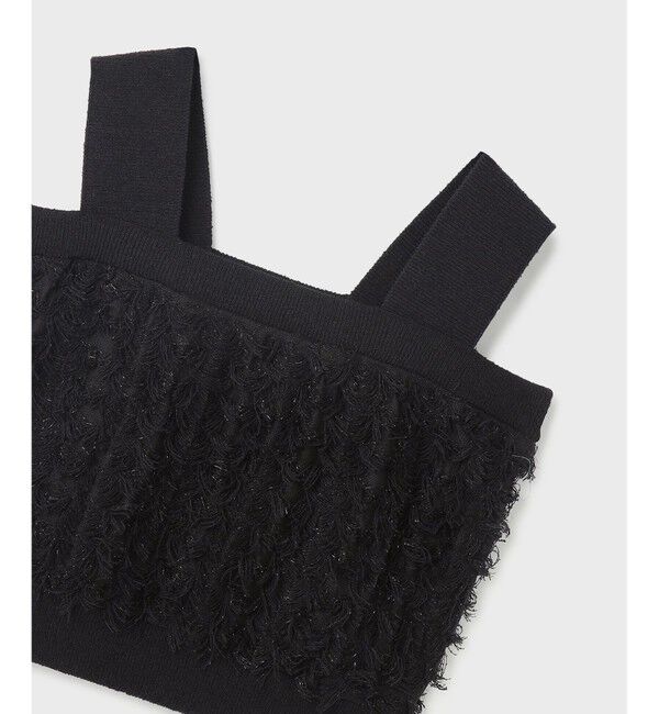  「フリンジニットベアトップ」|ニット・セーター|