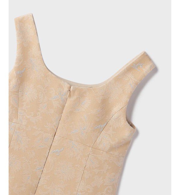 GRACE CONTINENTAL「サラサジャガードミニワンピース」|ワンピース|