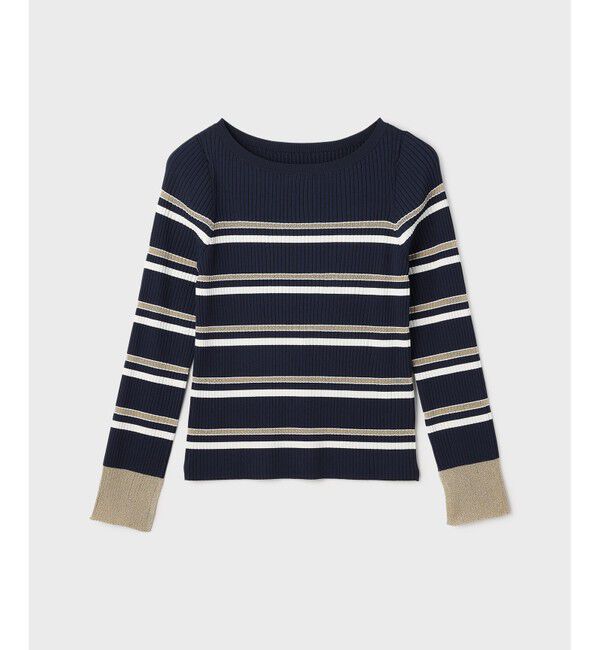 Diagram「ラメボーダーニットトップ」|ニット・セーター|