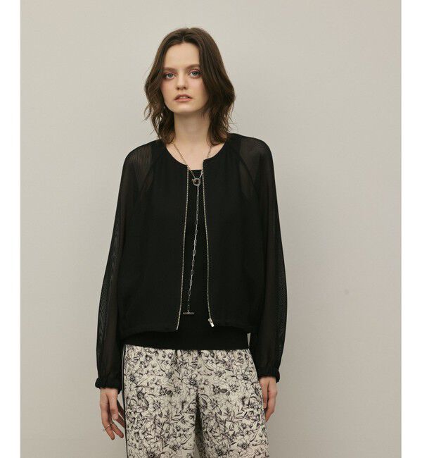 Diagram「ノーカラーカラミブルゾン」|ブルゾン・スタジャン|