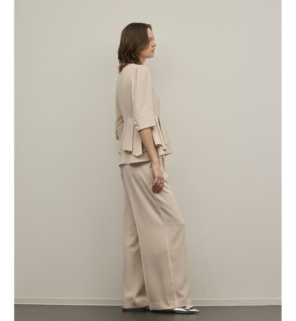 GRACE CONTINENTAL「トリアセペプラムトップ」|その他|