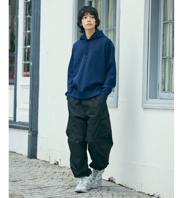 LACOSTE「鹿の子ニットワントーンフーディー / 鹿の子ニットプルオーバーパーカー」|パーカー|