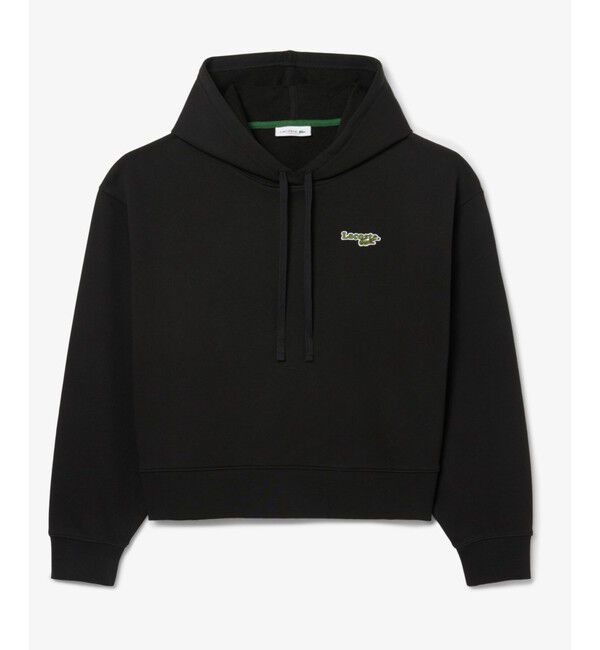 LACOSTE「ネーム＆ワニロゴパッチスウェットフーディー」|パーカー|