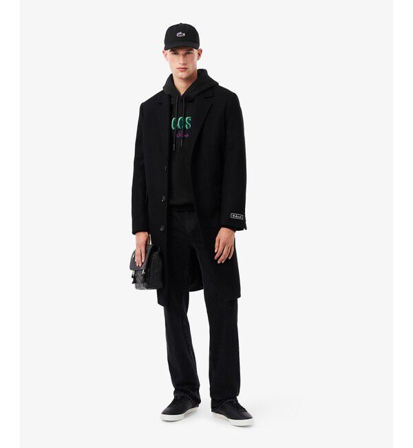 LACOSTE「シャギーブランドネームロゴスウェットフーディー」|パーカー|