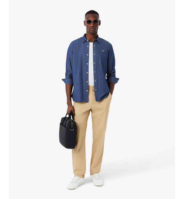 LACOSTE「ライトウェイトデニムシャツ」|シャツ・ブラウス|