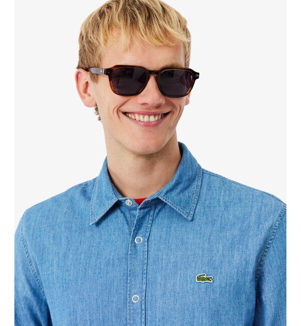 LACOSTE「ライトウェイトデニムシャツ」|シャツ・ブラウス|