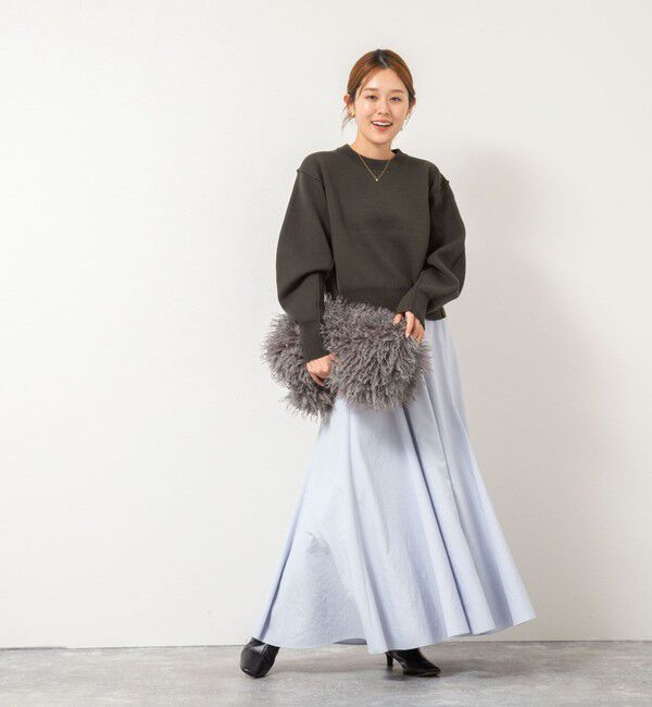 NOLLEY'S「【追加】【WEB＆一部店舗限定色あり】ウォッシャブルヴィンテージタフタマチ入りマキシスカート」|スカート|