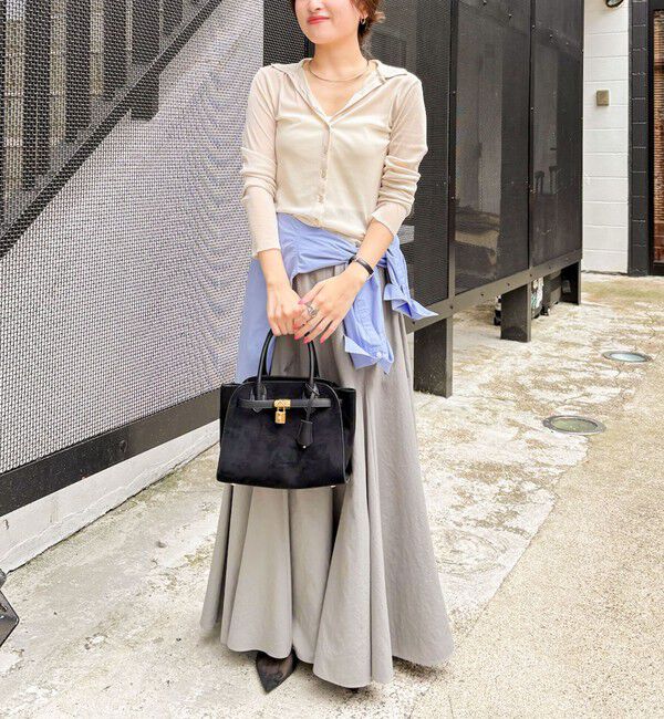 NOLLEY'S「【追加】【WEB＆一部店舗限定色あり】ウォッシャブルヴィンテージタフタマチ入りマキシスカート」|スカート|