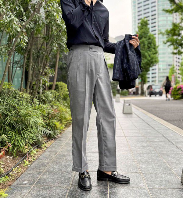 WORK ABOUT「NSN アジャスター付2タックスラックス 25SS」|スラックス|