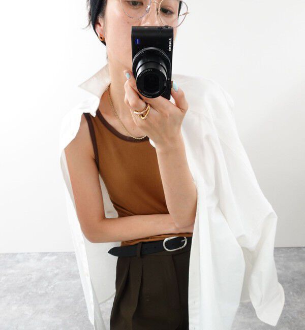 NOLLEY'S「【MAQWEL/マクウェル】リンガーリブタンクトップ」|タンクトップ|