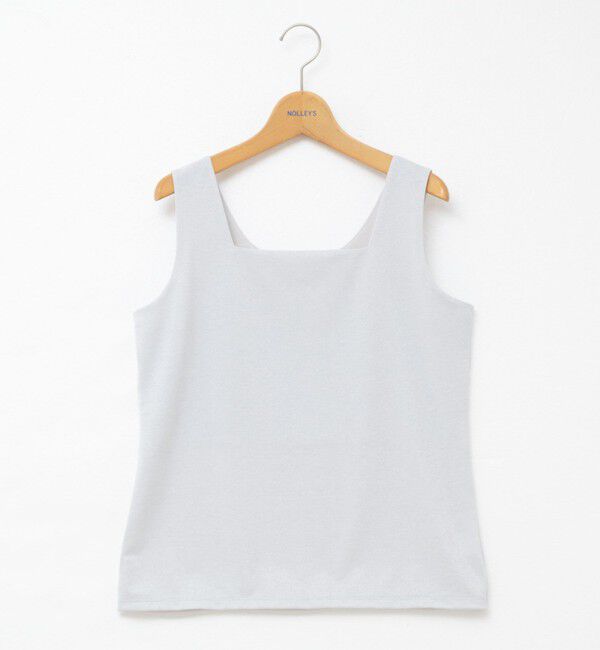 NOLLEY'S「サテン&times;ラメベア天2WAYタンクトップ」|タンクトップ|