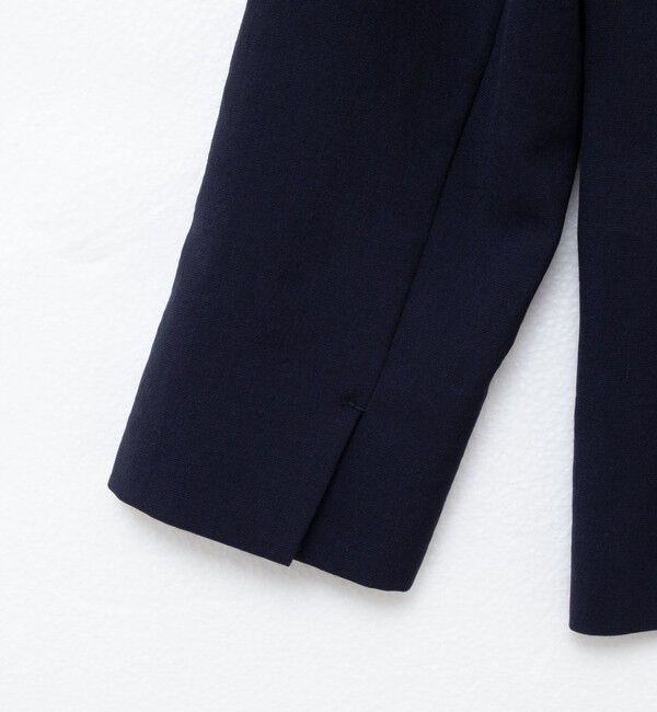 NOLLEY'S「ウォッシャブルエコボイルノーカラージャケット」|ノーカラージャケット|