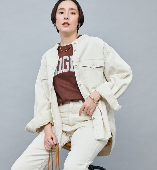 Rie Miller「【RM denim】硫化染コーデュロイシャツジャケット」|シャツ・ブラウス|