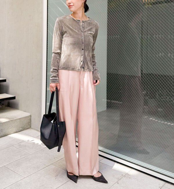 NOLLEY'S「フロッキーチュールカーディガン」|カーディガン|