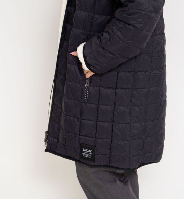 NOLLEY'S「◇【WEB限定】【TAION/タイオン】別注ボア&times;ダウンフードコート(リバーシブル) 」|ダウン|