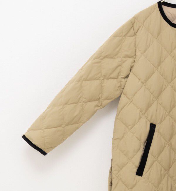 NOLLEY'S「【TAION&times;LIMONTA】別注ベロアパイピングロングダウン」|ダウン|