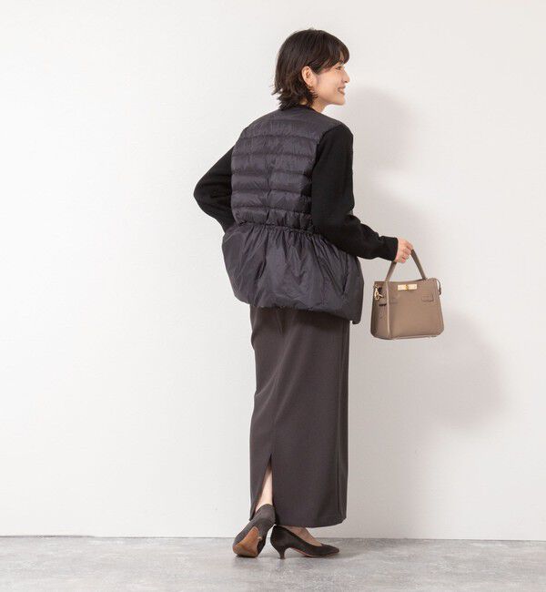 NOLLEY'S「【TAION/タイオン】別注ニットコンビダウンジャケット」|ダウン|