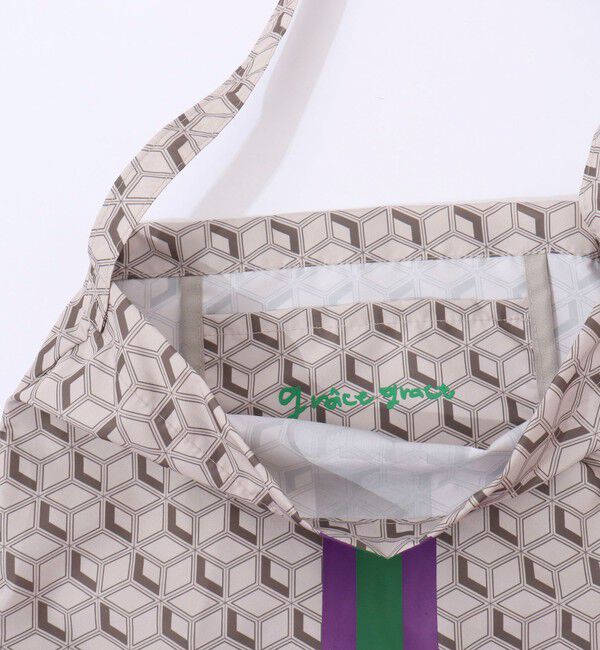 grace grace「【grace grace/グラスグラス】アイビーモノグラムサブバッグ M」|ショルダー・メッセンジャー|