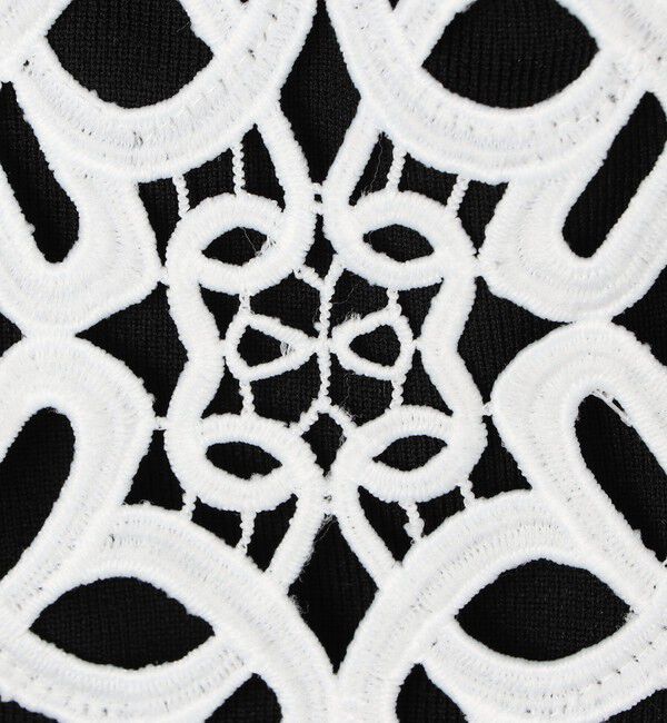 NOLLEY'S「レース付きペプラムベスト」|ベスト・ジレ|