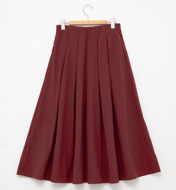 NOLLEY'S「ウォッシャブルバルキータフタタックスカート」|フレア|