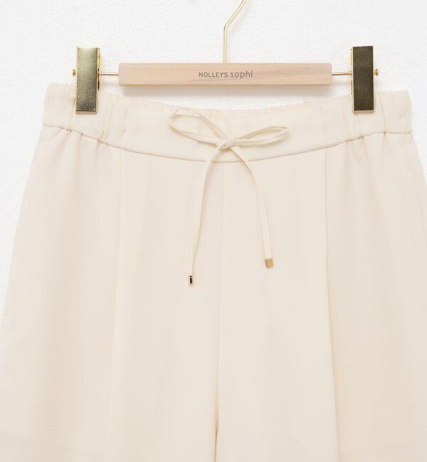 NOLLEY'S sophi「《セットアップ対応》ウォッシャブルダブルクロスサテンイージーワイドパンツ」|その他|