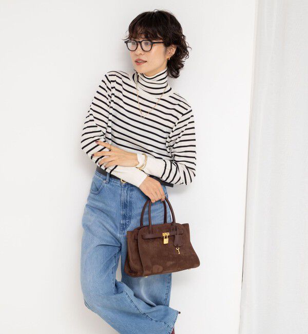 NOLLEY'S「《手洗い可能》《アンサンブル対応》18G天竺ハイネックプルオーバーニット」|ニット・セーター|